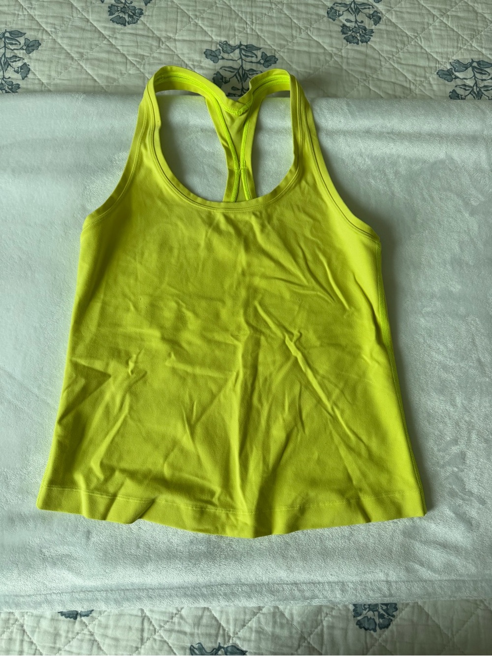 Lululemon Women’s Neon Yellow Racerback Tank Top